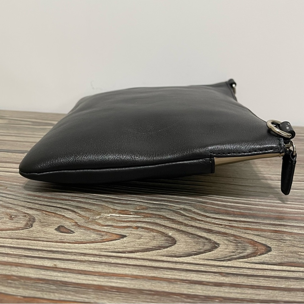Coach Legacy Turnlock Mirror Gold Metallic Black Leather Crossbody Bag Clutch - Picture 10 of 16